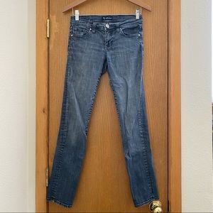 SEE THRU SOUL • Straight Leg Skinny Jeans - Size 26